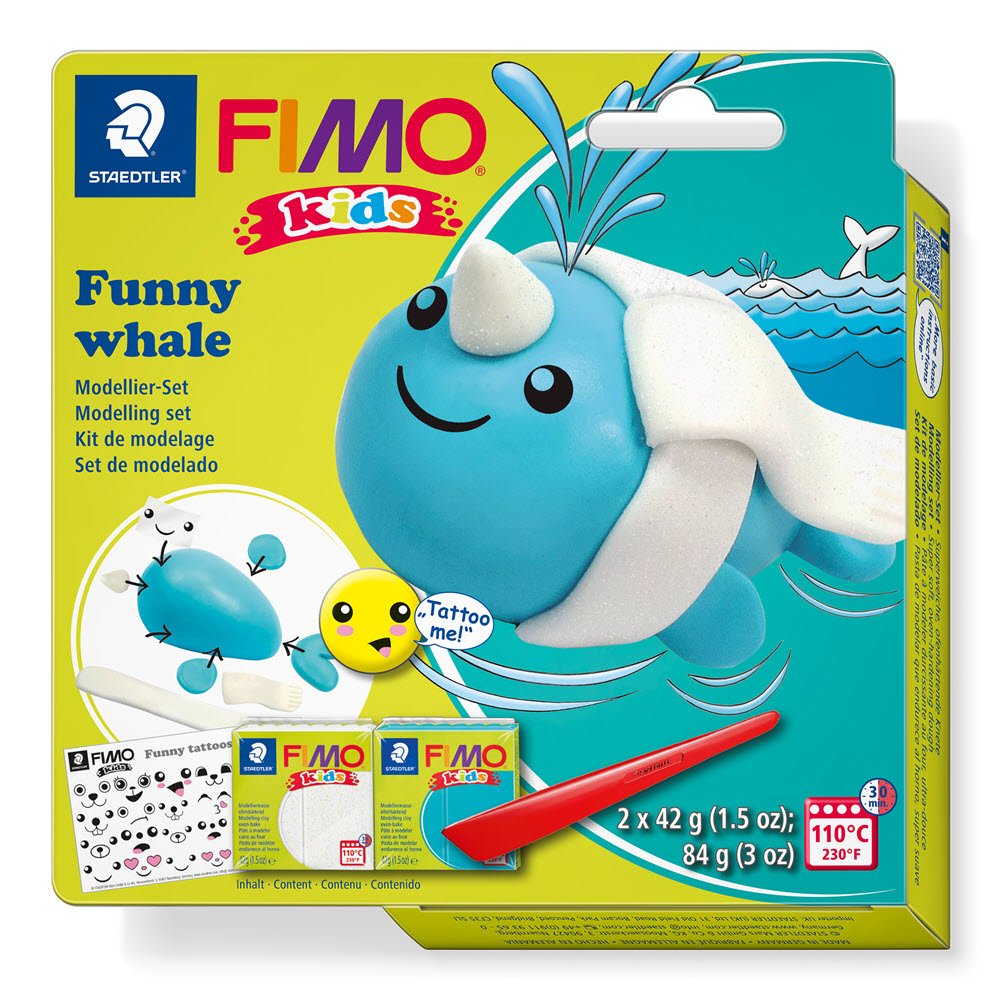 Fimo Kids Funny Hval st